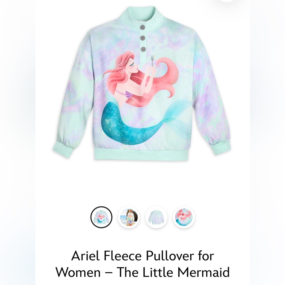Disney Ariel Fleece Pullover - US 3X